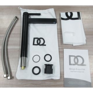 Смеситель для раковины DQ высокий Bonn черный (DA1702005)